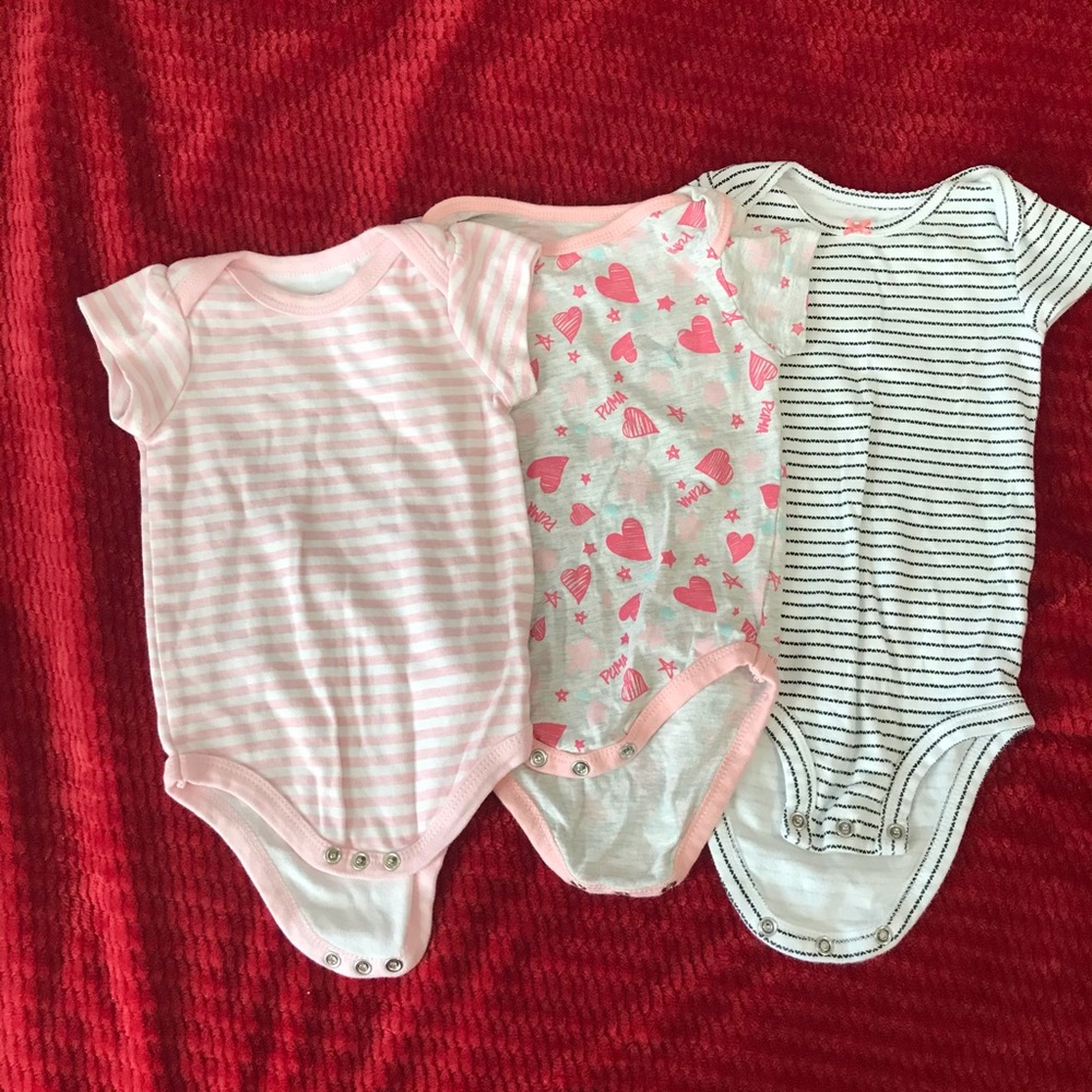 3/$12 onesie for girls